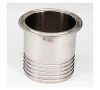 108 mm tubo spinato, ghiera O/D 119 mm in acciaio inox 304 morsetto connettore raccordo