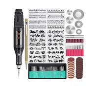 108 Pcs Electric Engraving Tool Kit, Multi-Functional Corded Mini Engraver Pen DIY Rotary Tool Set