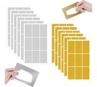 108 Pezzi Adesivi Gratta e Vinci Oro e Argento, Etichette da Grattare per Giochi e Sorprese, Perfetti per Buoni Viaggio, Regali e Attività Fai-da-Te