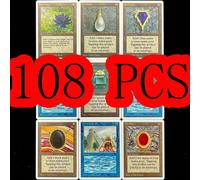 108 pezzi Carte Proxy Magic: The Gathering, Terre Duali, Terre Fetch, Terre Shock, Nero Nucleo Carta tessile
