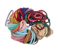 108 Pezzi Elastici Chioma senza Cuciture in Nailon | Bambine e Ragazzi, Uso Ufficio e Danza, Assortimento Colori, Morbidi e Delicati
