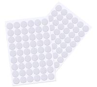 108 Pezzi Tappi Coprivite Bianchi Adesivi Rotondo Autoadesivi per Fori , Mobili,Armadi,Scrivanie,Diametro 21mm