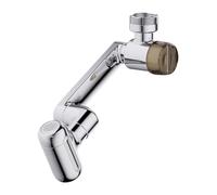 1080 Degree Rotating Faucet Extender - Universal Swivel Sink Aerator Extension with 4 Water Flow Modes & Upward Facial Mist Spray, Built-In Filter Water Tap Adapter for Kitchen, Bathroom & Apartment