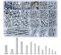 1080 Pezzi Set Di Viti M3 M4 M5 M6 Da Con Dadi E Rondelle Esagonali, Viti a Test