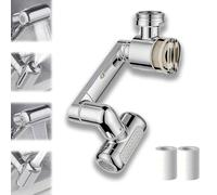 1080° Rotating Faucet Extender with Upward Facial Mist, 4 Adjustable Water Modes, Built-In Filter for Water Purification, Water-Saving Technology, Ideal for Kitchen (1pcs)