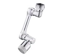 1080° Rotazione Universale Rubinetto Extender Testa Spruzzatore Cucina Robot Braccio Estensione Rubinetti Miscelatore Aeratore Gorgogliatore Acqua Ugello Ben Fatto(1080 Degree Single)