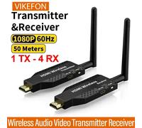 1080P 50M 5G HDMI-Compatibile Wireless Audio Video Trasmettitore Ricevitore Extender per Fotocamera Laptop PC a TV Monitor Proiettore