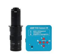 1080P 60FPS 2K 4800W 48MP HDMI USB Industriale Elettronico Digitale Video Microscopio Lente Di Ingrandimento Della Macchina Fotografica For Il Telefono Riparazione PCB(With 180x)