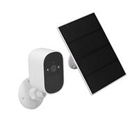 1080P HD Solar Camera Security Wireless Outdoor, Telecamera di Sorveglianza WIFI, Rilevamento Umano PIR, Conversazione Bidirezionale, Controllo App, Night Watch, IP66