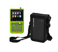 1080p HD V8 Finder 2 Meter DVB-S/S2 Digital Display Satellite Type-C Ricevitore TV satellitare con segnale ricaricabile,Alta sensibilità(With storage bag)