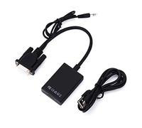 1080P HD Vga a Hdmi Audio Video Cavo Adattatore convertitore con USB Cavo | Vga a Hdmi Transformer,60Hz,Compatibile 1080P DC5V,Compatibilità 1080P,Trasporto 1080P,intstall need driver