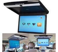 1080p HD Video Auto Mpv Tetto Ribaltabile sopra Multimedia Auto Soffitto Soffitto TV Soffitto TV Lettore TV sopra 17.3ih Schermo Ampio Ultra-Sottile con Ingresso Hdmi USB SD, Black