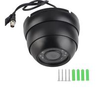 1080p telecamera a cupola a CCTV AHD con infrarossi 14DE e 120 gradi largo per la sorveglianza della barca e delle auto con un design leggero e un angolo di 360 gradi con pickup (Nero)