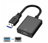 1080P USB C HDMI,Cavo HDMI USB,USB 3.0/2.0 a HDMI Full HD Video Audio Multi Monitor Convertitore Adattatore per PC Portatile Proiettore HDTV Compatibile con Windows XP 7/8/8.1/10