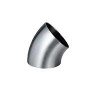 108mm 4.25 Inch Pipe OD SUS 304 Stainless Steel Butt Welding 45 Degree Elbow Fitting Home Brew Beer