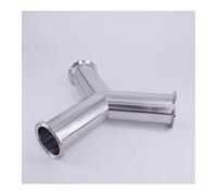 108mm 4.25" Pipe OD 4" Tri Clamp Y Shaped 3 Way SUS 304 Stainless Steel Fitting Spliter Homebrew Beer Wine