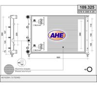 109.325 AHE Radiatore, Raffreddamento motore per ALFA ROMEO