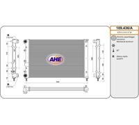 109.436/A AHE Radiatore, Raffreddamento motore per ALFA ROMEO
