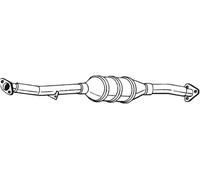 109 CV CATALIZZATORE PER PEUGEOT Boxer Furg 230L 2.0i KW 80 CV 109