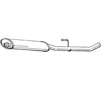 Bosal Marmitta centrale 282-331 per Fiat Scudo 2.0 JTD 109 CV