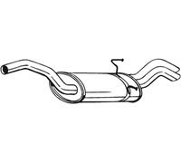 109 CV SILENZIATORE POSTERIORE PER CITRON Jumpy U6U 2.0 HDi 110 KW 80 CV 109