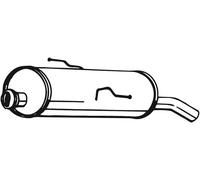 109 CV SILENZIATORE POSTERIORE PER PEUGEOT 206 CC 2D 1.6 16V KW 80 CV 109