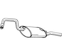 109 CV SILENZIATORE POSTERIORE PER VOLVO 460 L 464 2.0 KW 80 CV 109