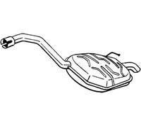 109 CV SILENZIATORE POSTERIORE PER VOLVO V70 III 135 1.6 D KW 80 CV 109