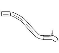 109 cv Tubo gas scarico per Ford Focus II Tre Vol DB, DH, FCH 1.6 TdCi 1560 cc 8