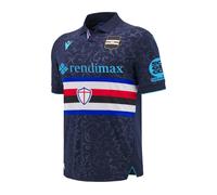 10937 MACRON SAMPDORIA MAGLIA GARA THIRD 24/25 MANICA CORTA BAMBINO SM26