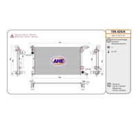 109425A RADIATORE RAFFREDDAMENTO MOTORE AHE FIAT
