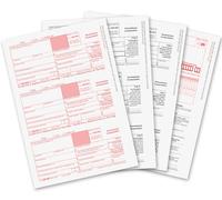1099 NEC Forms 2021, 1099 Moduli laser NEC Approvati IRS Progettato per QuickBooks e software di contabilità 2021, kit moduli fiscali in 4 parti, kit 25 fornitori - Totale 38 (108) moduli
