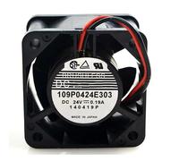 109P0424E303 4cm 40x40x28mm 4028 24V 0.19A 2wire Large air volume inverter fan