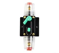 10A-100A DC Interruttore di Corrente 12V-48V, Fusibile Reset Manuale per Auto Barca, Alloggiamento Impermeabile con Pulsante Push, Ricambio per Portafusibili AGU (20A)