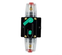 10A-100A DC Interruttore di Corrente 12V-48V, Fusibile Reset Manuale per Auto Barca, Alloggiamento Impermeabile con Pulsante Push, Ricambio per Portafusibili AGU (10A)