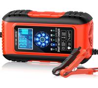 10A Caricabatteria Da Auto, 12V / 24V 10A Multi Protezioni Carica Batteria Moto