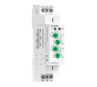 10A Cycle Time Relay GRT6-S1 AC/DC 24V-240V Relè Temporizzato Asimmetrico ON/OFF 1 SPDT Con Ritardo Regolabile 0.1s-100D Per L'installazione Su Guida DIN Per L'automazione Industriale E Domestica