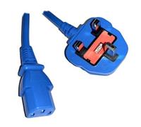 10A O 5A PC Cavo di Alimentazione Spina UK IEC C13 Rete Bollitore 1.0mm2 Red Blu