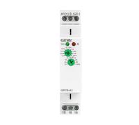 10A Rele a Funzione Singola, Rele con Accensione Ritardata, 1 SPDT Interruttore Smart Temporizzato Elettromeccanico GRT6-A1 AC/DC 24-240V, per Automazione Elettronica