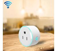 10A Round Shape WiFi 2.4GHz Mini Plug APP Telecomando Timing Smart Socket Funzio