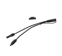 10AWG Pannello Solare per Cavo Adattatore SAE Cavo di Estensione Solare con Tappo Impermeabile per Polvere per motocicli per dispositivi solari per Esterni Neri 0,35 m