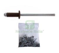 10BLISTER RIVETTI IN ALLUMINIO TESTA DI MORO Ø MM.3,4X9: