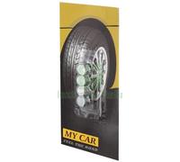 10BLISTER SET 4 TAPPI VALVOLE PNEUMATICI CROMO SATINATO: