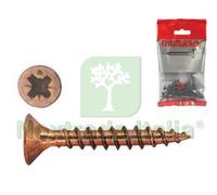 10BLISTER VITI PER TRUCIOLARE TPS POZIDRIVE BRONZATE Ø MM.4,5X30 IN BLISTER PZ.: