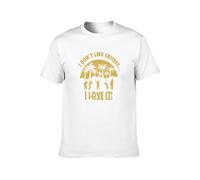 10Cc I Dont Like Cricket I Love It Godley & Creme Mens Short Sleeve White 3XL
