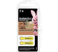 10CF PILA APPARECCHIO ACUSTICO EASY TAB 10 DURACELL GIALLO CF=PZ 6:
