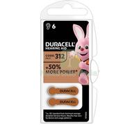 10CF PILA APPARECCHIO ACUSTICO EASY TAB 312 DURACELL MARRONE CF=PZ 6: