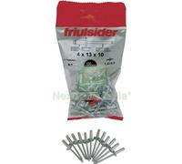 10CF RIVETTO A STRAPPO ALLUMINIO TESTA LARGA FRIULSIDER MM 4,8X25 TESTA MM 14 C: