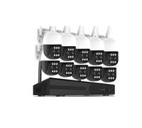 10CH 4K PTZ IP di Telecamere Sicurezza Zoom 10X Kit NVR Wireless for Esterni Visione Notturna a Colori CCTV Telecamera Sorveglianza 8CH(3T,10CH NVR 10PCS Cam)