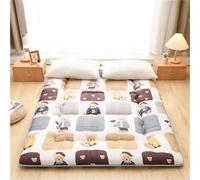 10Cm Di Spessore Tata Da Pavimento Tatami Casco Di Divano A Pavimento Roll -up Pieghevole Mappetiera Soft Non Slip Materasso Traspirante Materasso Futon Giapponese Per Alleviare Il Dolore Alla Schiena